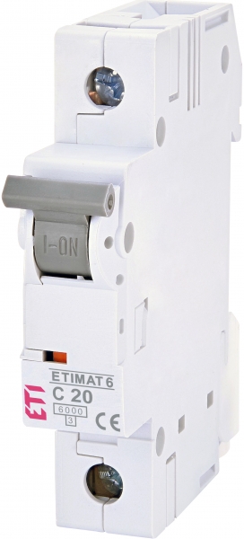 Avtomatski odklopnik ETIMAT C 1P/6kA 20A