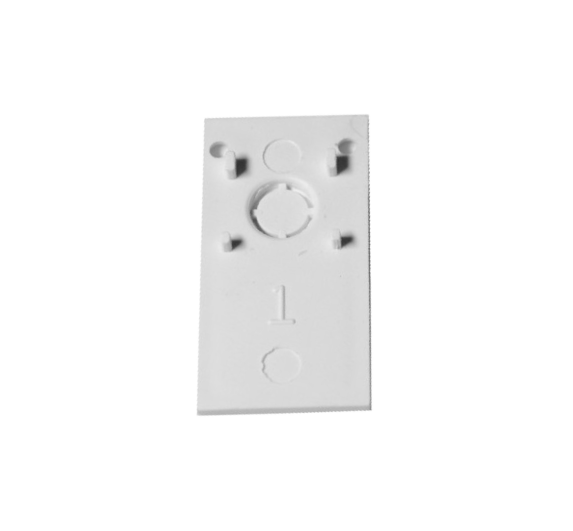 Končna ploščica za MTR48 bela