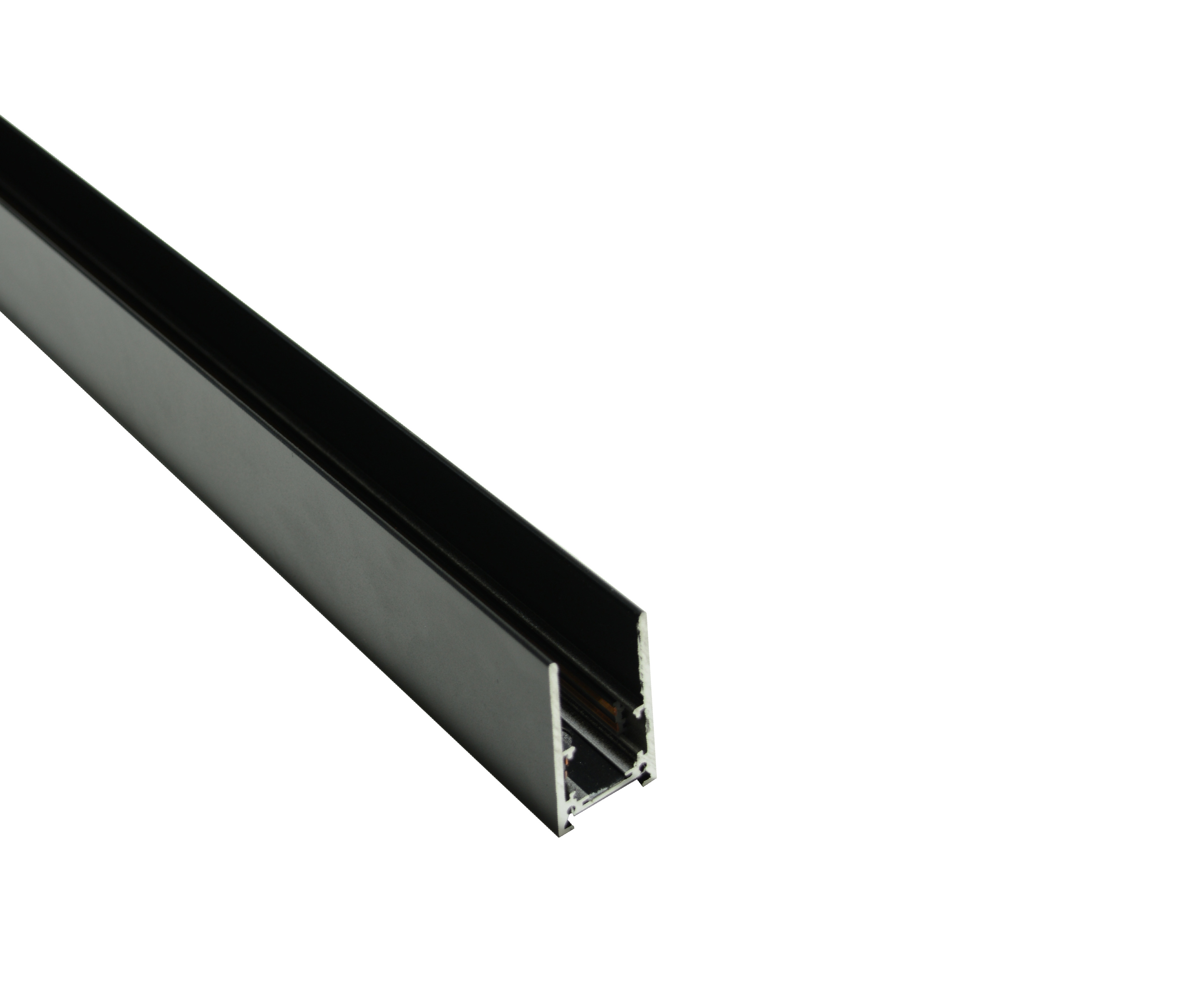 Magnetna tračnica N/O MTR48 črna